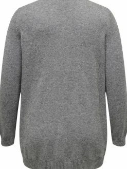 Only Carmakoma CARESLY L/S OPEN CARD Strickjacke