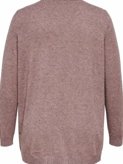 Only Carmakoma CARESLY L/S OPEN CARD Strickjacke