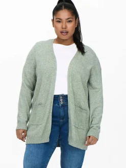 Only Carmakoma CARESLY L/S OPEN CARD Strickjacke