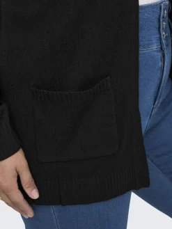 Only Carmakoma CARESLY L/S OPEN CARD Strickjacke