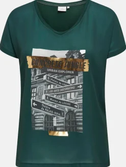 Only Carmakoma CARKETTY LIFE SS V-NE Shirt