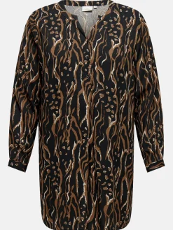 Only Carmakoma CARPEONY LIFE L/S TUN Blusenkleid