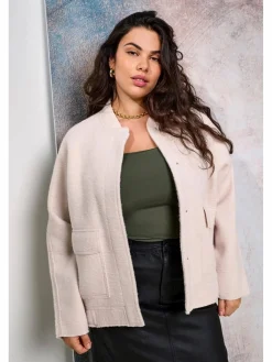 Only Carmakoma CARSANNE BOUCLE BOMBE Jacke