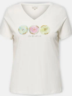 Only Carmakoma CARTIRA LIFE SS V-NECK Shirt