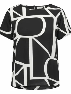 Only Carmakoma CARVICA SS AOP TOP NO Bluse