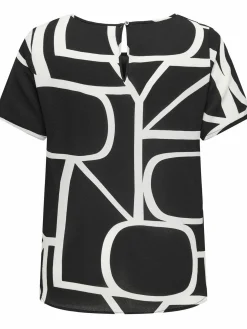 Only Carmakoma CARVICA SS AOP TOP NO Bluse