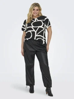 Only Carmakoma CARVICA SS AOP TOP NO Bluse