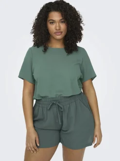 Only Carmakoma CARVICA SS AOP TOP NO Bluse