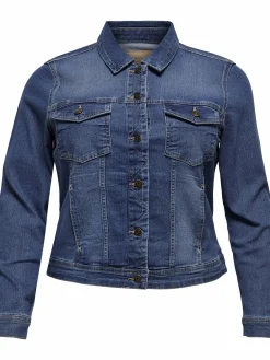Only Carmakoma CARWESPA DENIM JACKET Jeansjacke