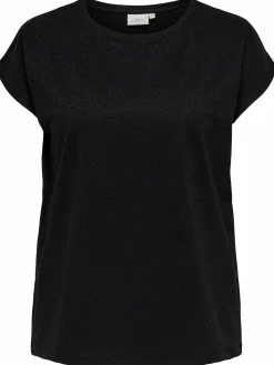 Only Carmkoma CARMOSTER GLITTER S/S Top