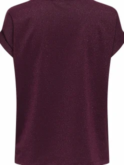 Only Carmkoma CARMOSTER GLITTER S/S Top