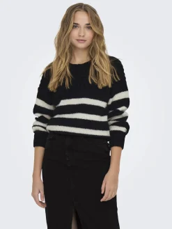 Only ONLBILLIE LIFE LS STR Strickpullover