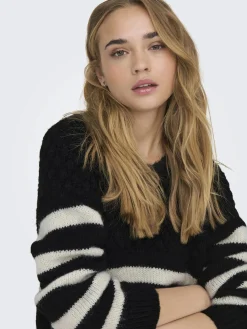 Only ONLBILLIE LIFE LS STR Strickpullover