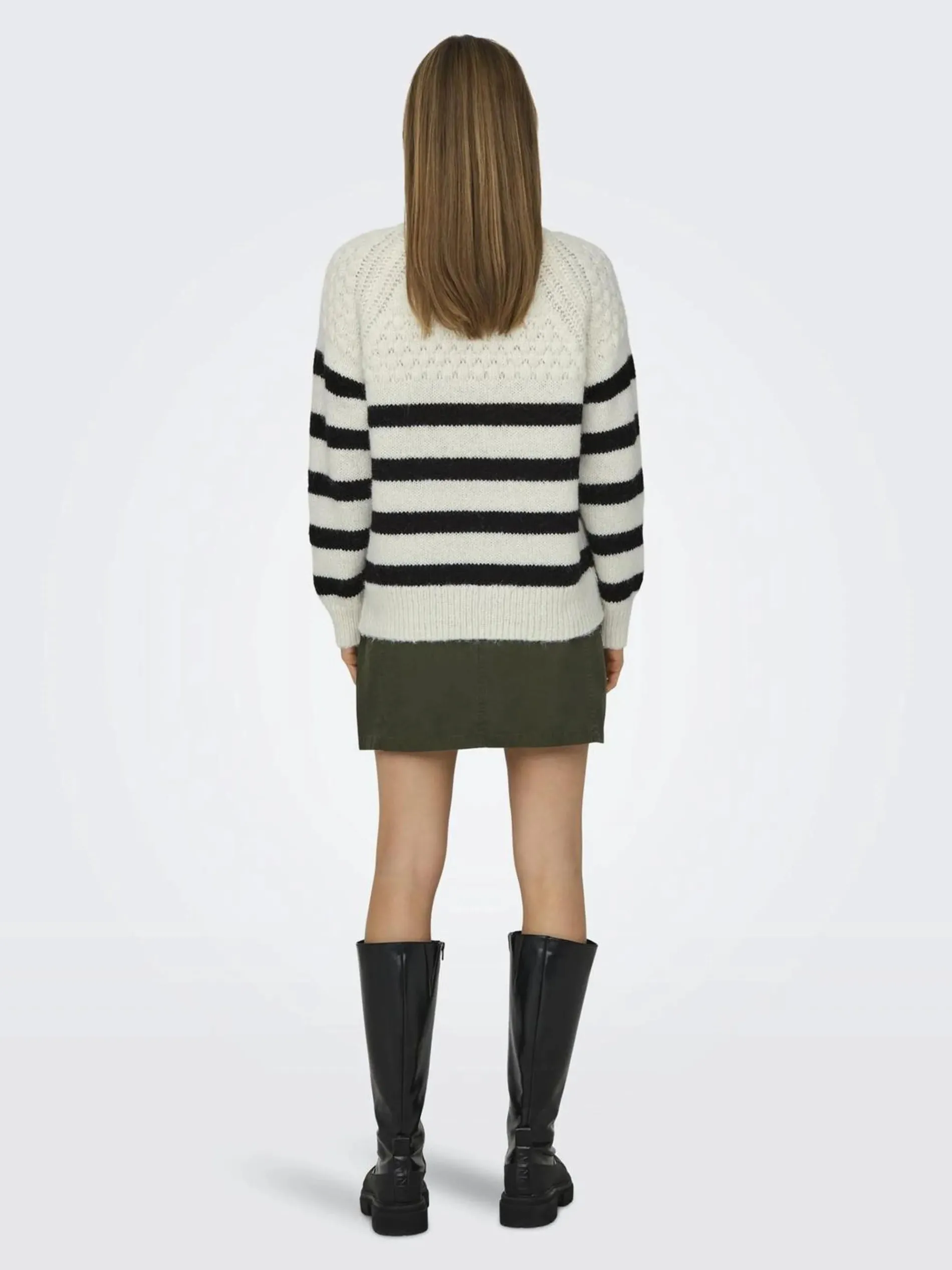 Only ONLBILLIE LIFE LS STR Strickpullover