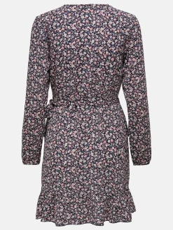 Only ONLCARLY L/S WRAP SHO Wickelkleid