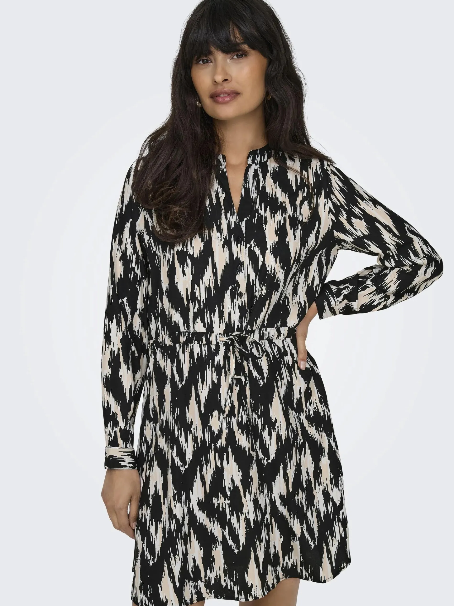 Only ONLCORY L/S V-NECK TU Kleid