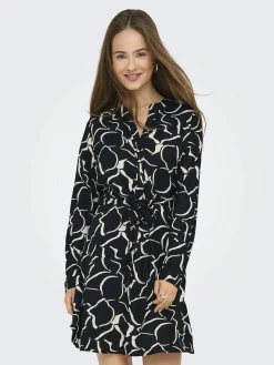 Only ONLCORY L/S V-NECK TU Kleid