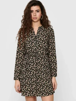 Only ONLCORY L/S V-NECK TU Kleid