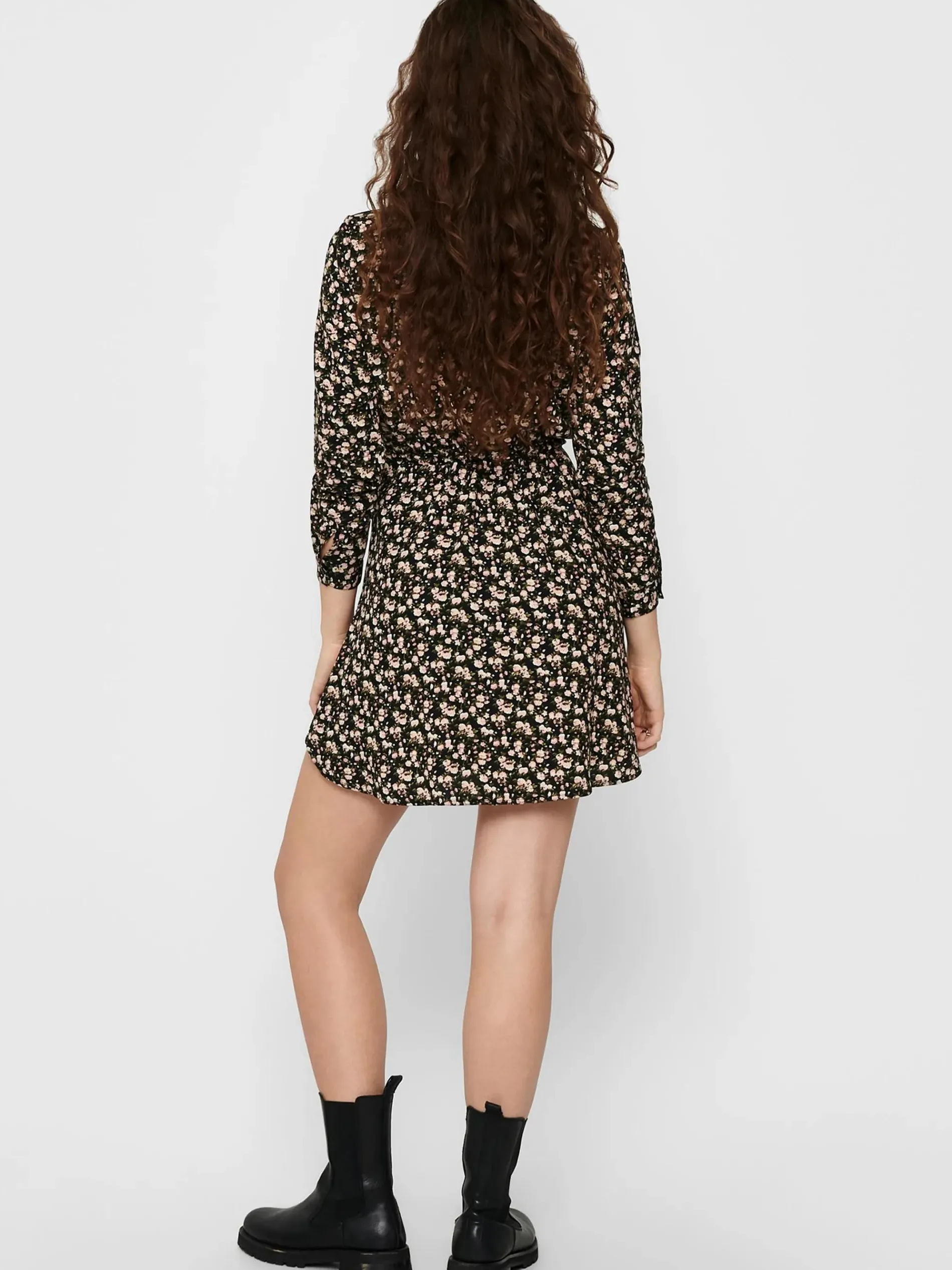 Only ONLCORY L/S V-NECK TU Kleid