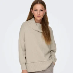Only ONLHAZEL LS COWLNECK Strickpullover