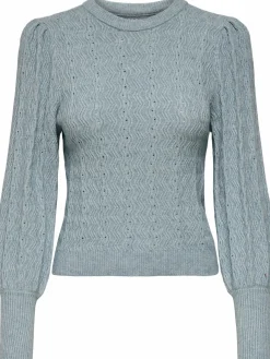 ONLY ONLKATIA LS STRUC PUF Strickpullover