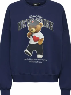 Only ONLLINDA L/S BEAR O-NECK CS Sweatshirt