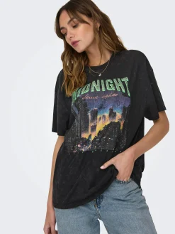 Only ONLLUCCA LIFE S/S NIG Shirt