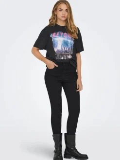 Only ONLLUCCA LIFE S/S NIG Shirt