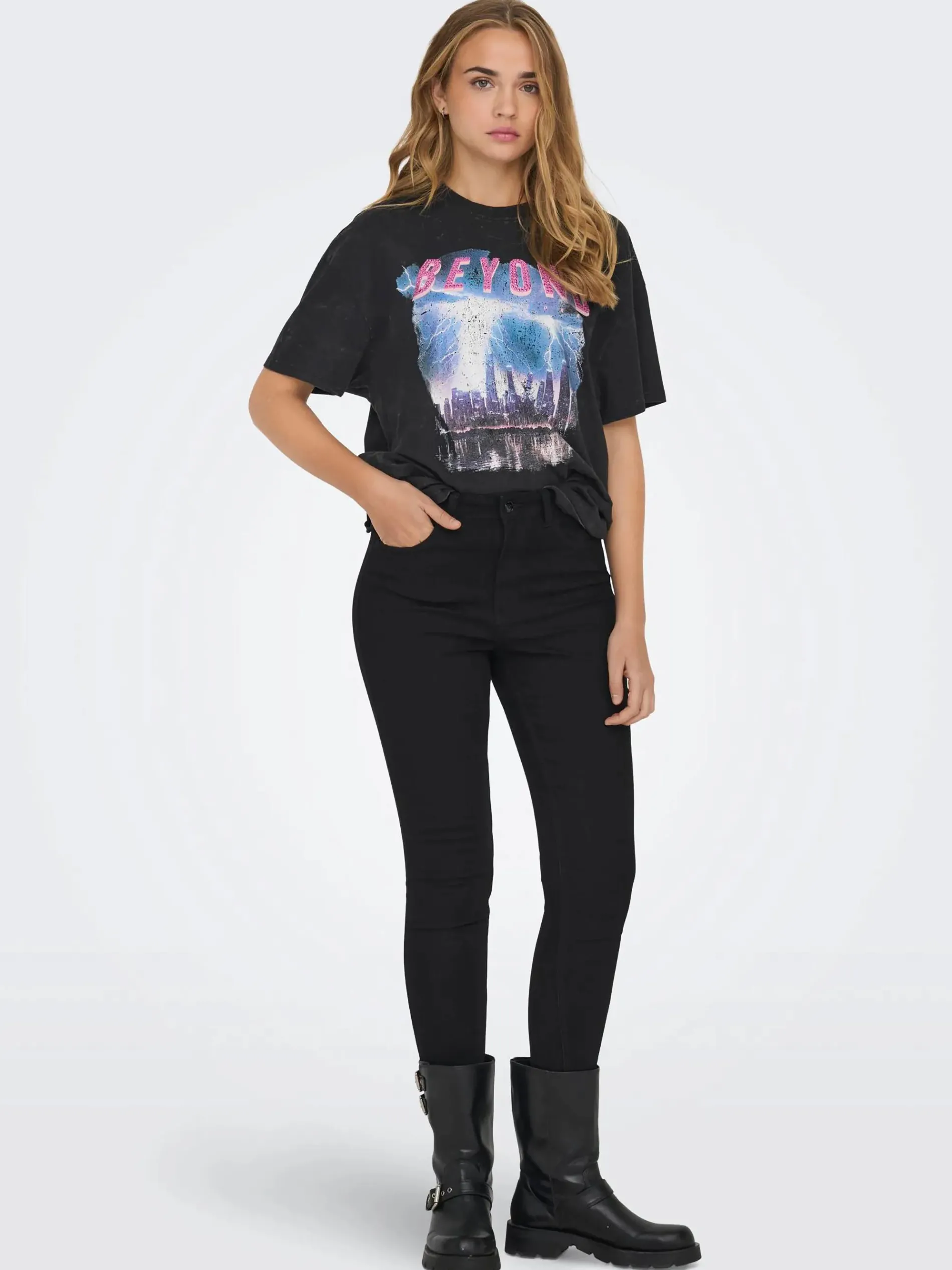 Only ONLLUCCA LIFE S/S NIG Shirt