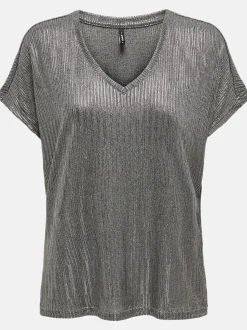 Only ONLMIRINDA Shirt mit Glitzereffekt