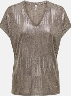 Only ONLMIRINDA Shirt mit Glitzereffekt