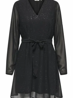 Only ONLSTAR LIFE L/S GLIT Minikleid