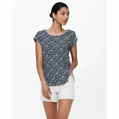 Only ONLVIC SS AOP TOP NOO Bluse