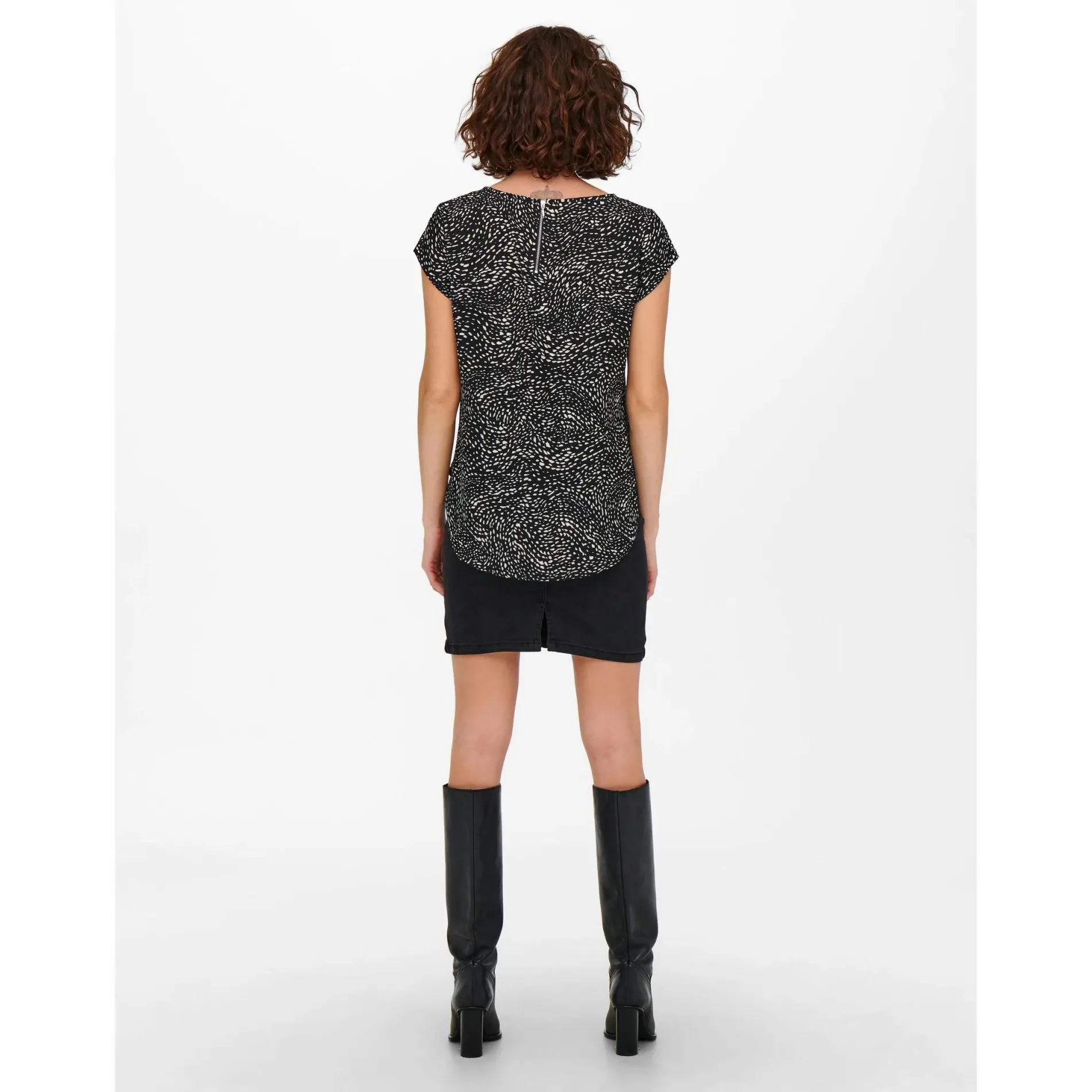 Only ONLVIC SS AOP TOP NOO Bluse