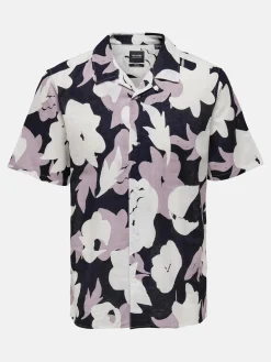 Only&Sons ONSTREV REG CTN LIN A Hemd