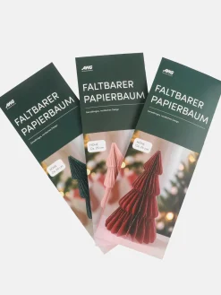 Papiertannenbaum faltbar, 25cm hoch
