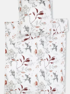 Satinbettwäsche "Bird" 155x220cm