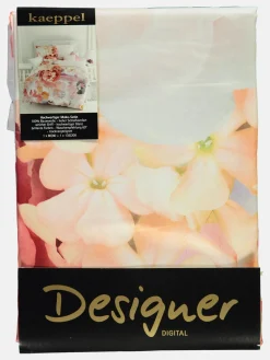 Satinbettwäsche im Blumendessin 155x220cm