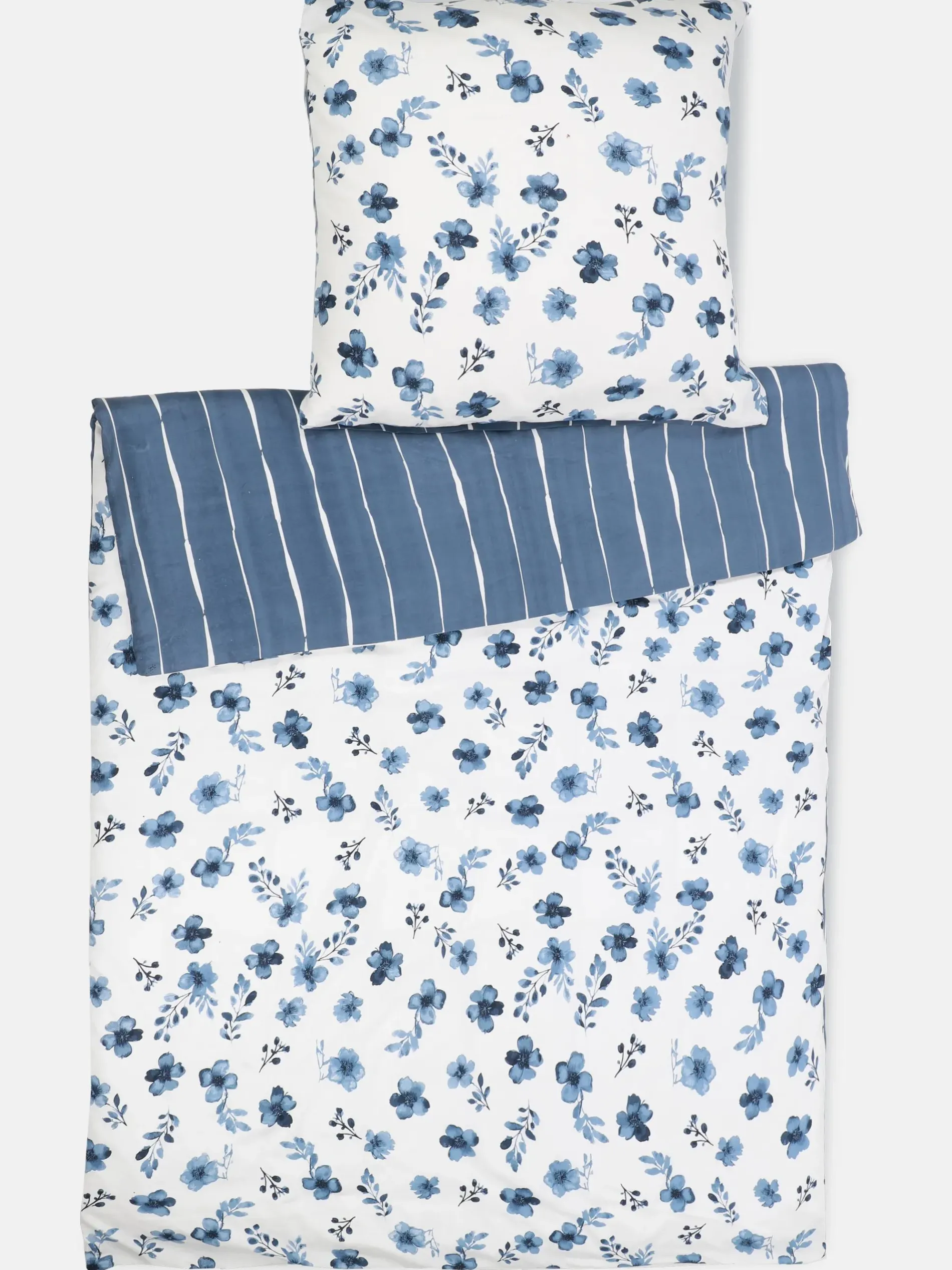 Satinbettwäsche "Mille Fleure" 135x200cm