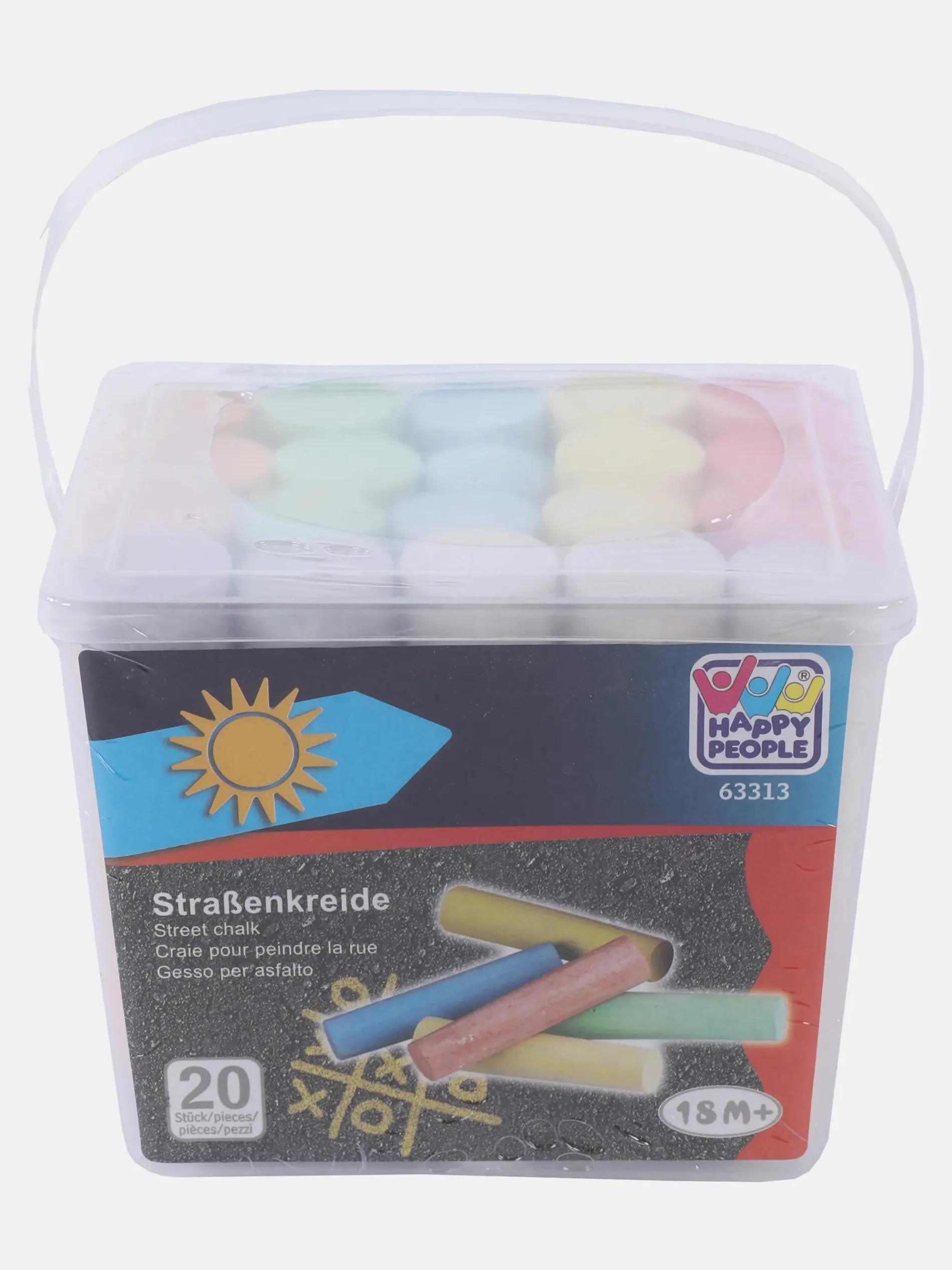 Straßenmalkreide, bunt, 20Stück