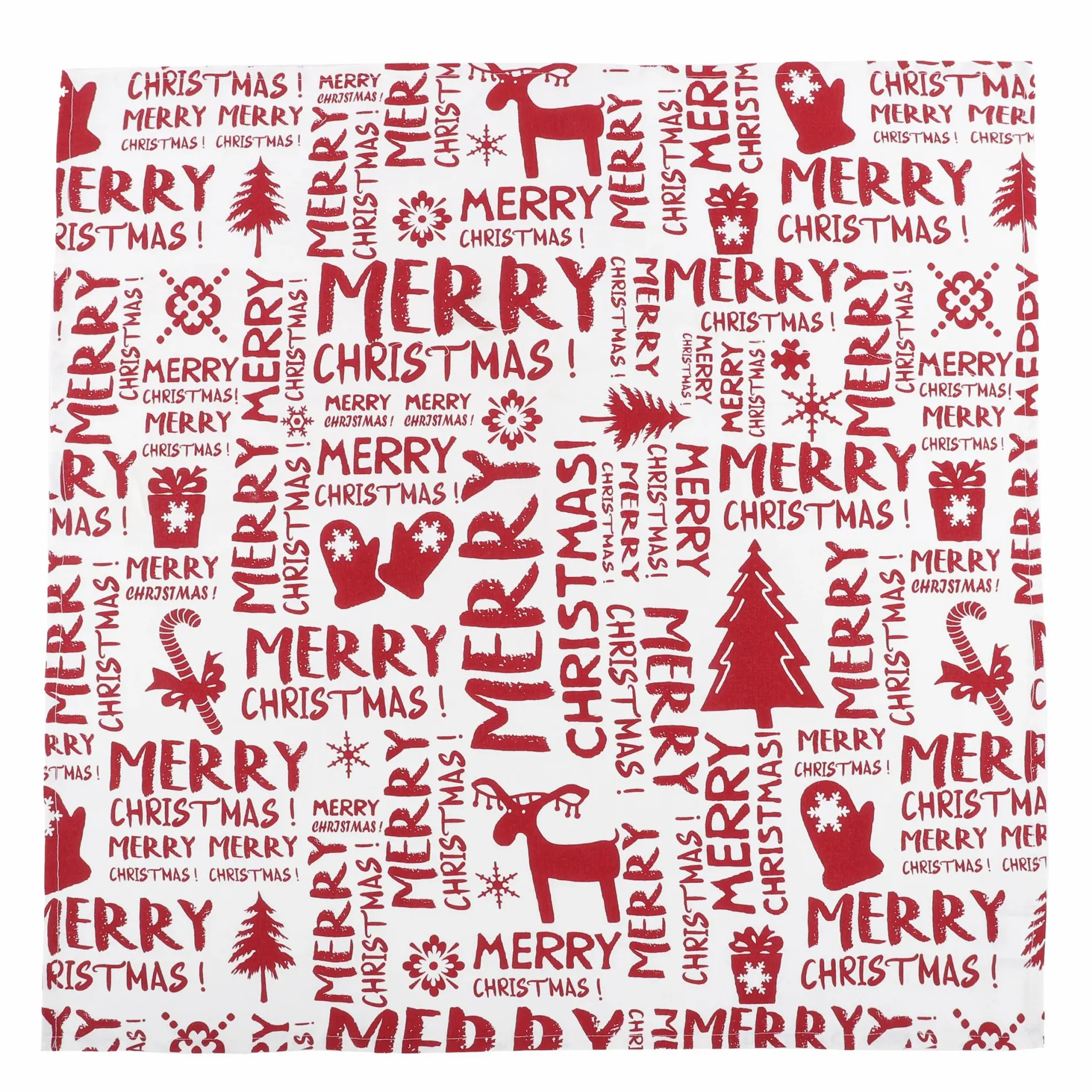 Tischdecke "Merry Christmas" 80x80cm