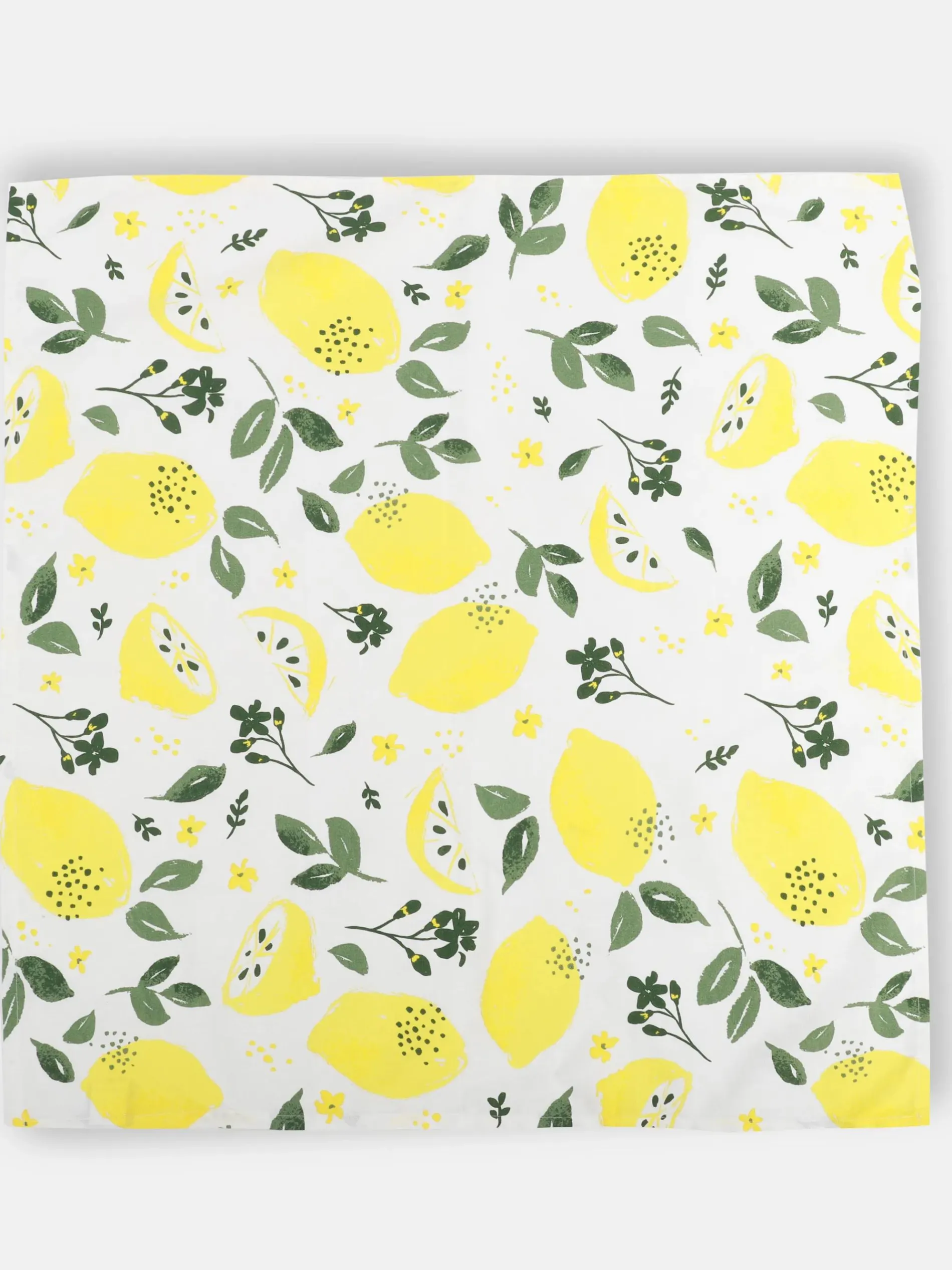 Tischdecke mit Blättern und Früchten, 80x80cm