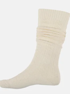 Unisex Wiesnstrümpfe mit Zopfmuster