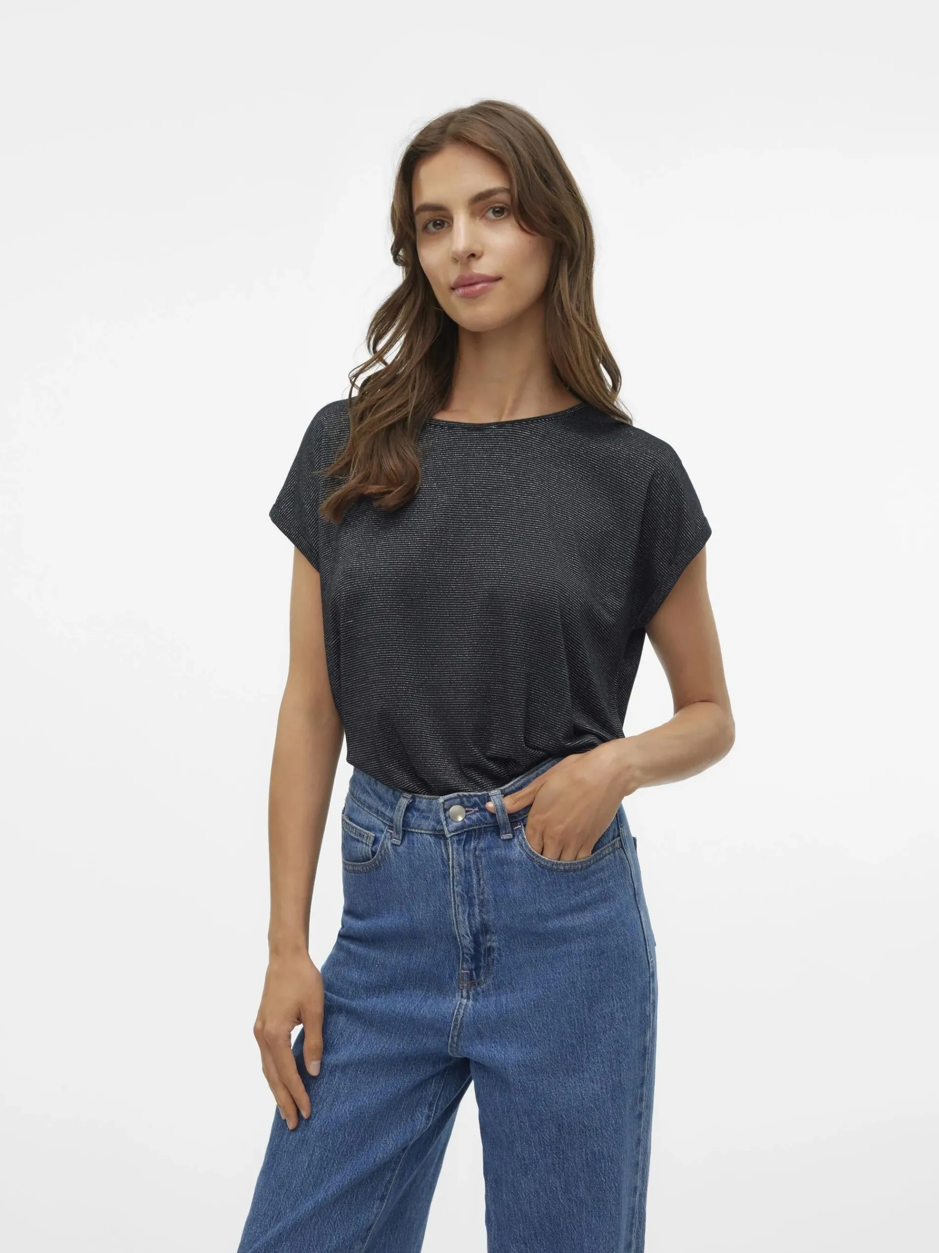 Vero Moda VMLAVA PLAIN SS TOP L Shirt