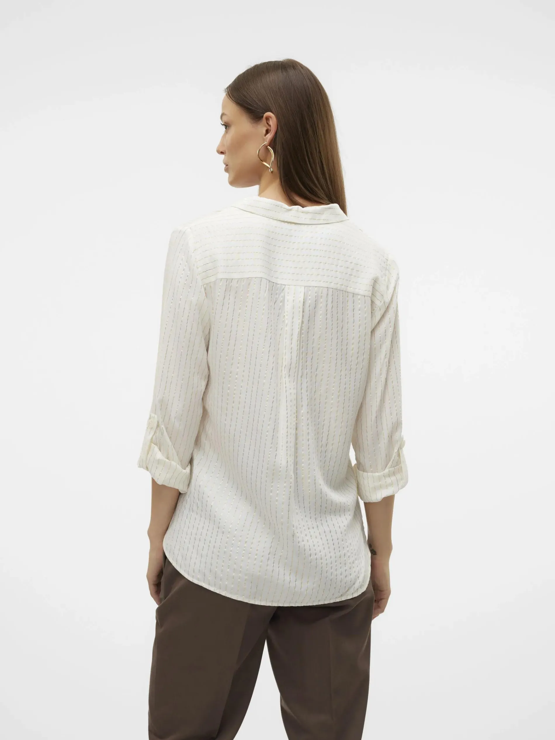 Vero Moda VMBUMPY LS GLITTER Hemdbluse