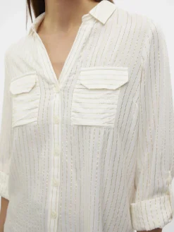 Vero Moda VMBUMPY LS GLITTER Hemdbluse