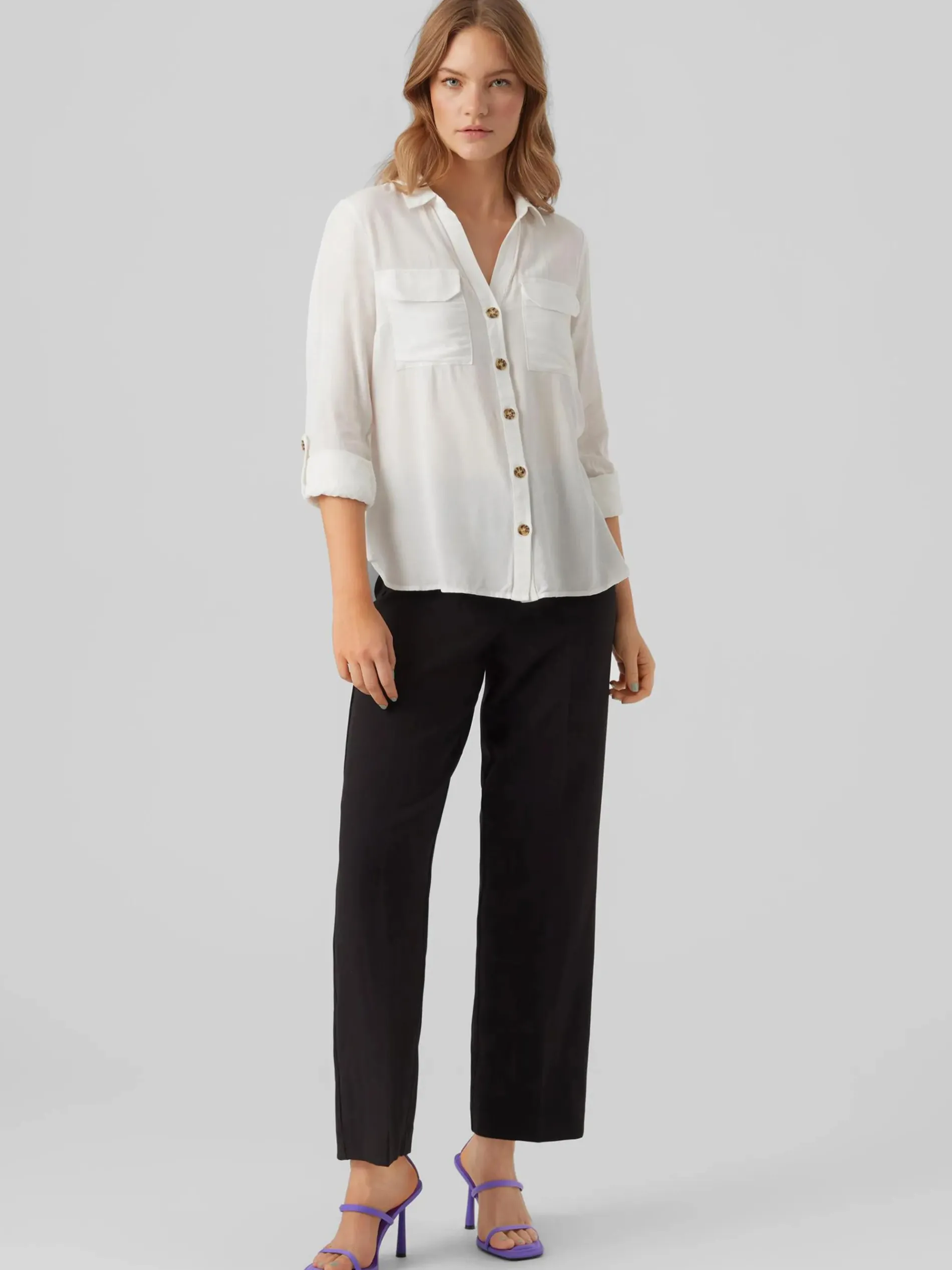 Vero Moda VMBUMPY L/S SHIRT NEW Bluse