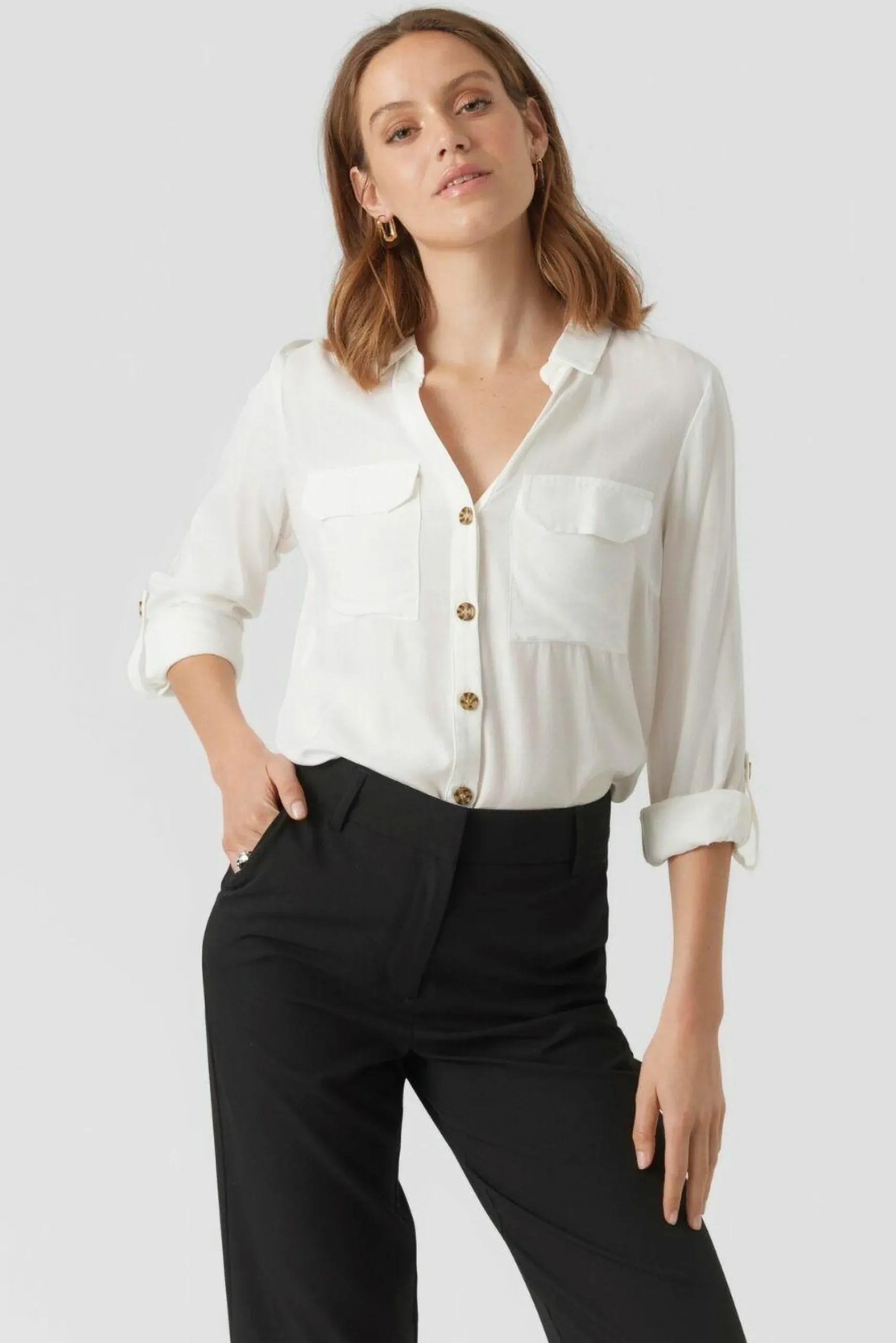 Vero Moda VMBUMPY L/S SHIRT NEW Bluse
