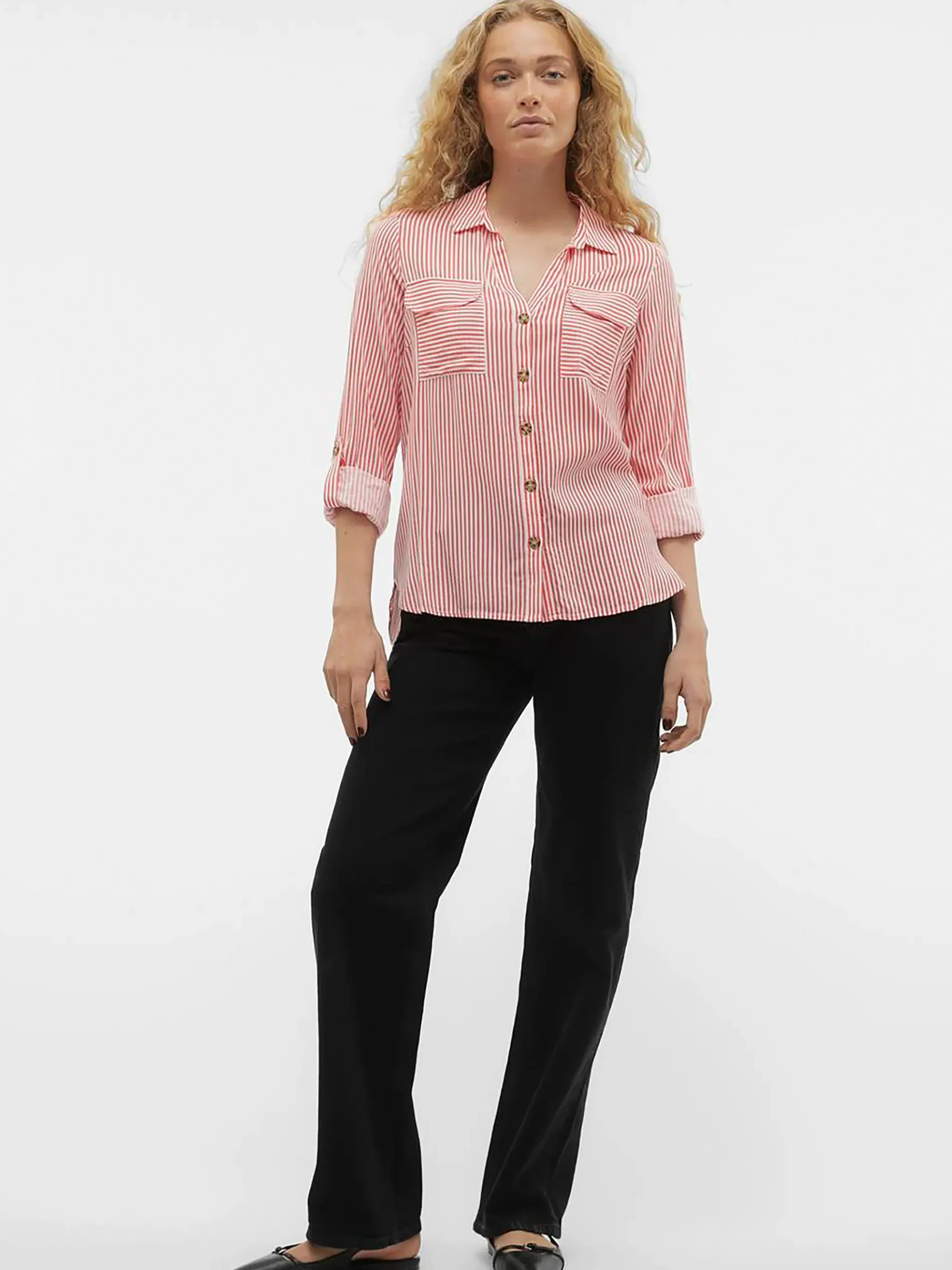 Vero Moda VMBUMPY L/S SHIRT NEW Bluse