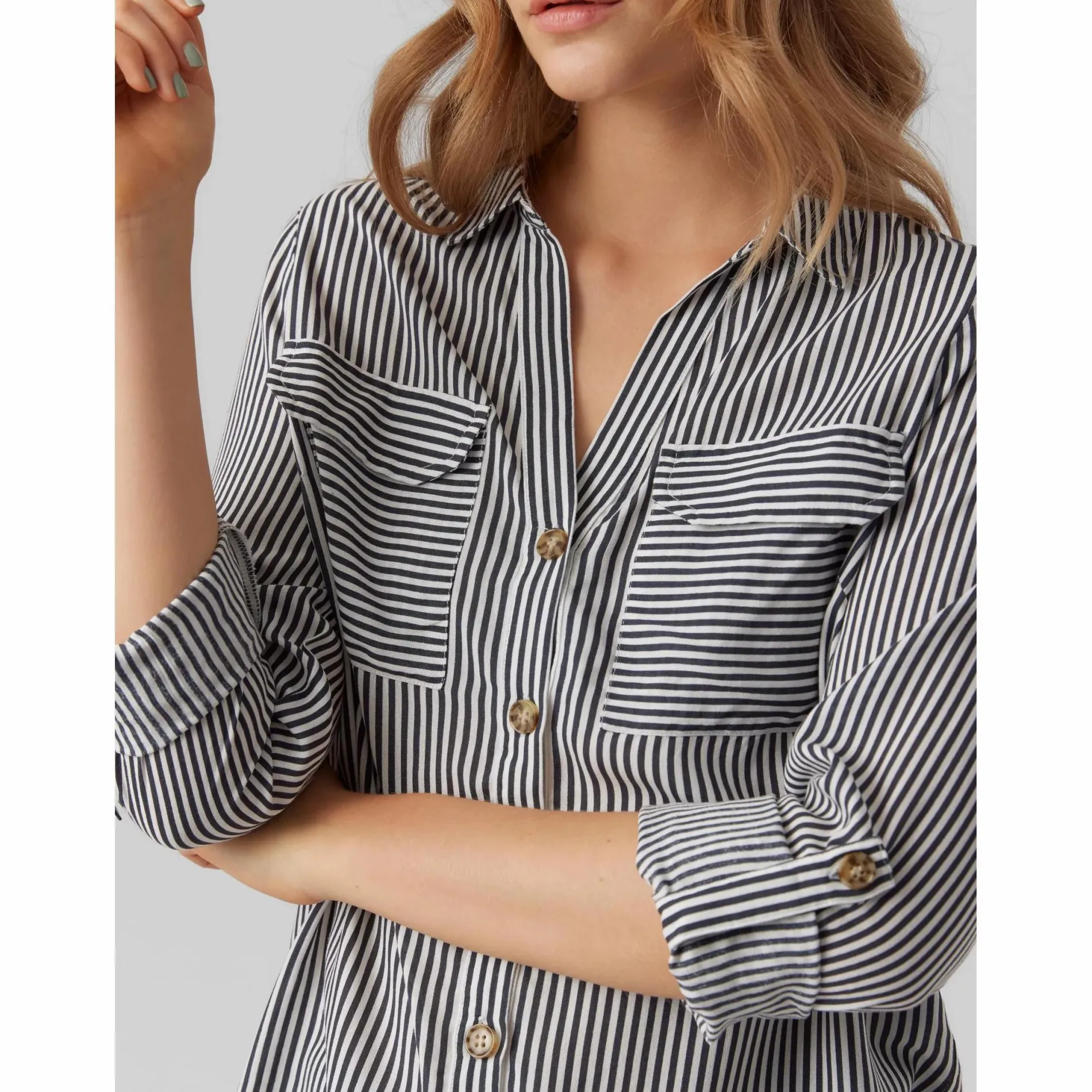 Vero Moda VMBUMPY L/S SHIRT NEW Bluse
